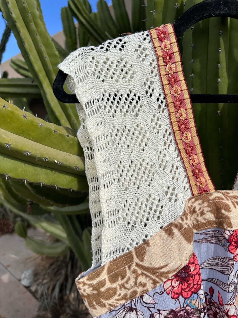 PATCHWORK DRESS - Picture 3 of 4